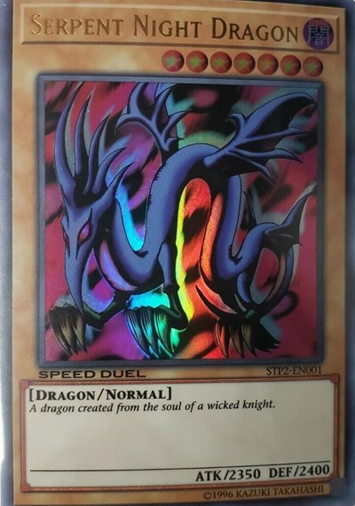 Serpent Night Dragon (STP2-EN001) [Speed Duel: Tournament Pack 2]