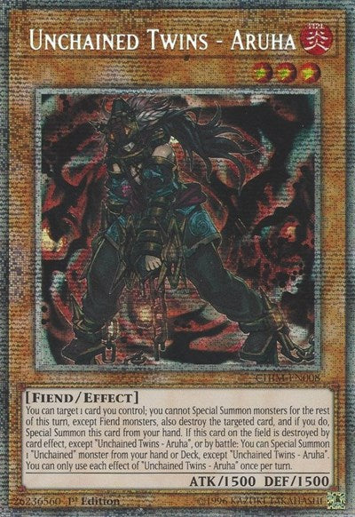 Unchained Twins - Aruha (Starlight Rare) (CHIM-EN008) [Chaos Impact]