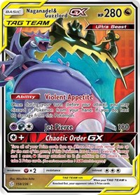 Naganadel & Guzzlord GX (158/236) [SM - Cosmic Eclipse]