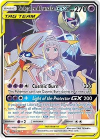 Solgaleo & Lunala GX (Full Art) (216/236) [SM - Cosmic Eclipse]