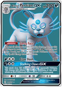 Alolan Persian GX (Full Art) (219/236) [SM - Cosmic Eclipse]