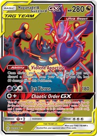 Naganadel & Guzzlord GX (Full Art) (223/236) [SM - Cosmic Eclipse]