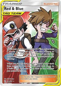 Red & Blue (Full Art) (234/236) [SM - Cosmic Eclipse]