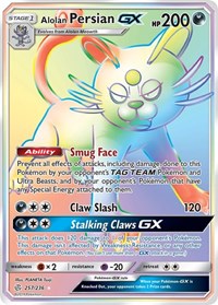 Alolan Persian GX (Secret) (257/236) [SM - Cosmic Eclipse]