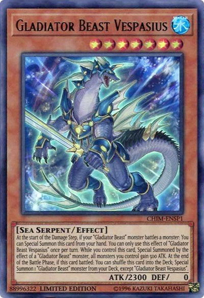 Gladiator Beast Vespasius (CHIM-ENSP1) (CHIM-ENSP1) [Chaos Impact]