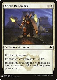Abzan Runemark (3) [The List Reprints]