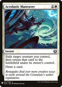 Acrobatic Maneuver (1) [The List Reprints]
