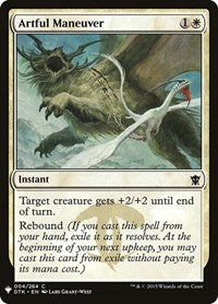 Artful Maneuver (4) [The List Reprints]