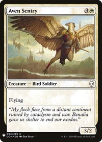 Aven Sentry (3) [The List Reprints]