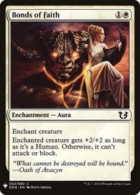 Bonds of Faith (2) [The List Reprints]