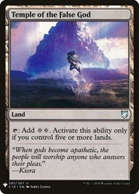 Temple of the False God (C18) (285) [The List Reprints]