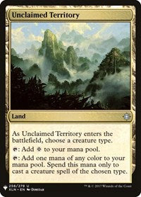 Unclaimed Territory (258) [The List Reprints]