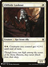 Cliffside Lookout (20) [The List Reprints]