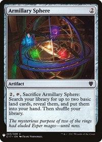 Armillary Sphere (203) [The List Reprints]