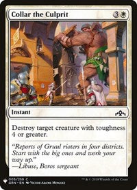 Collar the Culprit (5) [The List Reprints]