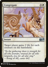 Congregate (6) [The List Reprints]