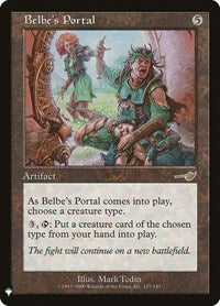 Belbe's Portal (127) [The List Reprints]