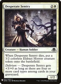 Desperate Sentry (21) [The List Reprints]