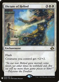 Dictate of Heliod (8) [The List Reprints]