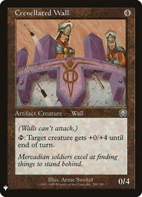 Crenellated Wall (290) [The List Reprints]