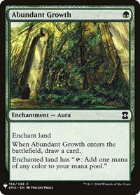 Abundant Growth (156) [The List Reprints]