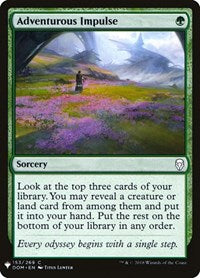 Adventurous Impulse (153) [The List Reprints]