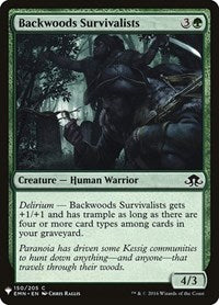 Backwoods Survivalists (150) [The List Reprints]