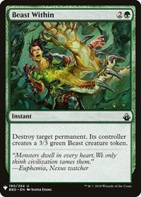 Beast Within (BBD) (190) [The List Reprints]