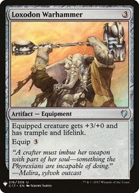 Loxodon Warhammer (216) [The List Reprints]