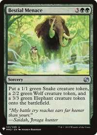 Bestial Menace (141) [The List Reprints]