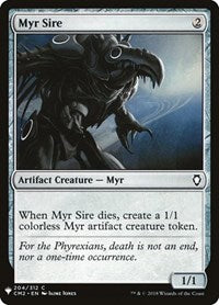Myr Sire (204) [The List Reprints]