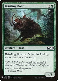 Bristling Boar (170) [The List Reprints]