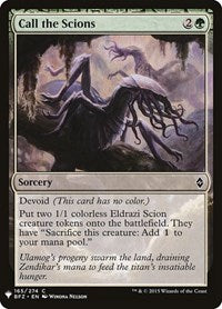 Call the Scions (165) [The List Reprints]