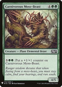 Carnivorous Moss-Beast (170) [The List Reprints]