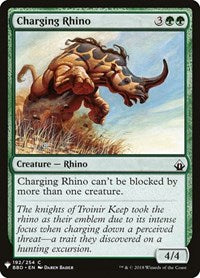 Charging Rhino (192) [The List Reprints]