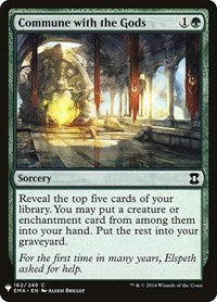 Commune with the Gods (162) [The List Reprints]