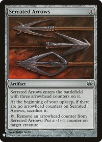 Serrated Arrows (20) [The List Reprints]