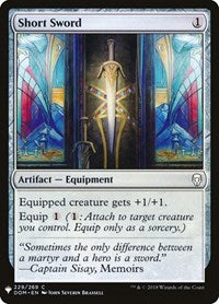 Short Sword (229) [The List Reprints]