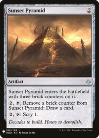 Sunset Pyramid (166) [The List Reprints]