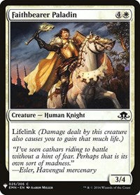 Faithbearer Paladin (25) [The List Reprints]