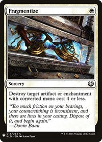 Fragmentize (14) [The List Reprints]
