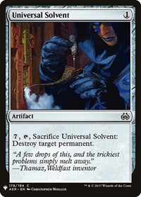 Universal Solvent (178) [The List Reprints]
