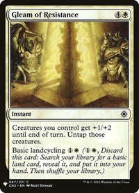 Gleam of Resistance (87) [The List Reprints]