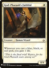 God-Pharaoh's Faithful (14) [The List Reprints]