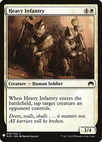 Heavy Infantry (18) [The List Reprints]