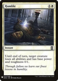 Humble (14) [The List Reprints]