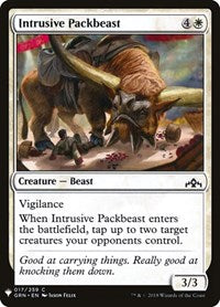 Intrusive Packbeast (17) [The List Reprints]