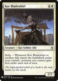 Kor Bladewhirl (34) [The List Reprints]