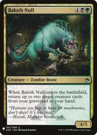 Baloth Null (197) [The List Reprints]
