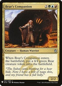Bear's Companion (167) [The List Reprints]